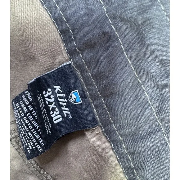 Kuhl Pants Brown Revolvr Hiking Outdoor Stretch Cotton Nylon Work Men's 32x30 - Picture 8 of 8